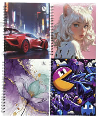 CUADERNO UNIV. MAT. 7 MM. 100 HJAS. TAPA DURA LUCERO 25802