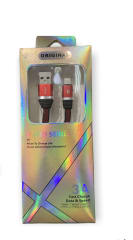 CABLE IPHONE DATA P/RECARGA TIPO 3A 104413