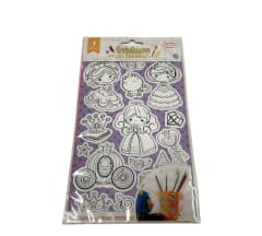 STICKERS PEGATINA P/COLOREAR ARTEL 20470824