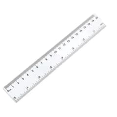REGLA 20 CM ACRILICA EN BOLSA LUCERO 24623