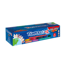 TEMPERA 12 COLORES + 2 BLANCAS PROARTE 34024-3