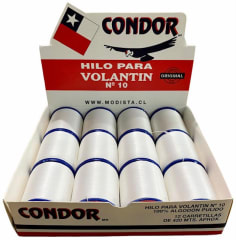 12 HILO VOLANTIN CONDOR 500 YDS. CARRETE FIESTAS PATRIAS