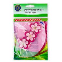 PERRITO DE MADERA FLORE 3 UNID. 5 CM 