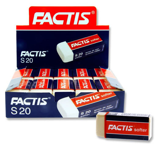 GOMA DE BORRAR MIGA S 20 FACTIS 620202 501000022