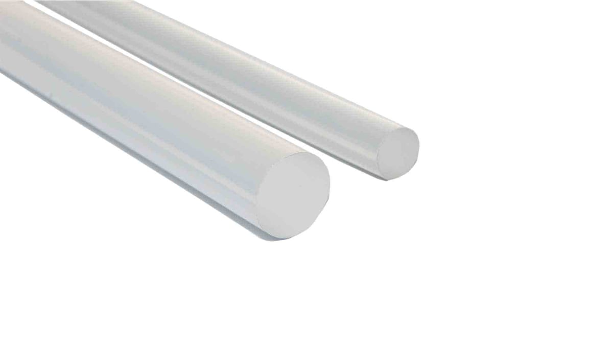 50 SILICONA EN BARRA GRUESA 11MM. 30CM. TRANSPARENTE 73592