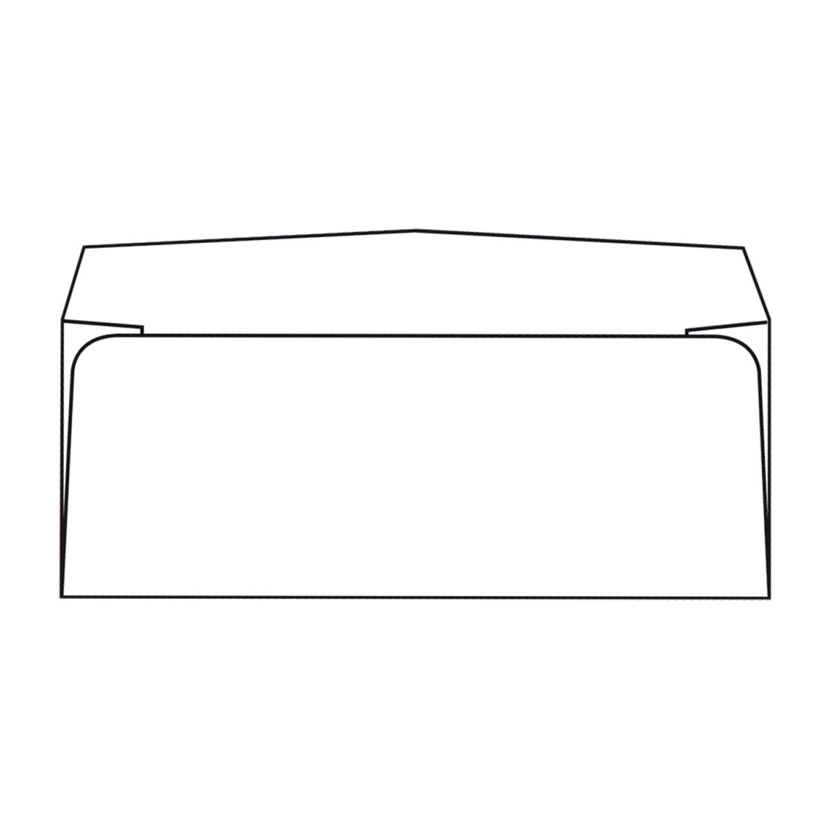 SOBRE AMERICANO BLANCO 25 UNID. 22x10 CM 70 GR NUOVO 500102