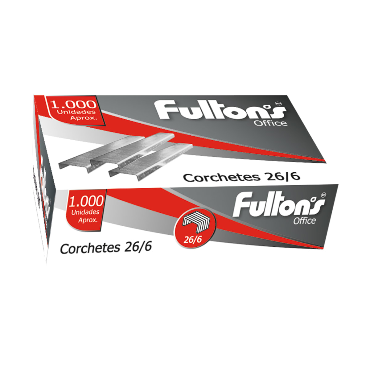 CORCHETE 26/6 1000 UNID.FULTONS 0