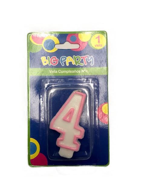 VELA Nº 4 CUMPLEAÑOS BIC PARTY2