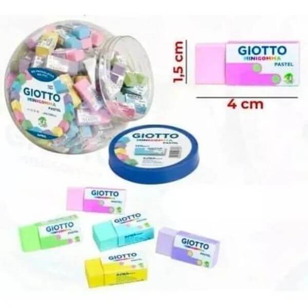 GOMA DE BORRAR MINI PASTEL GIOTTO 233900 270692