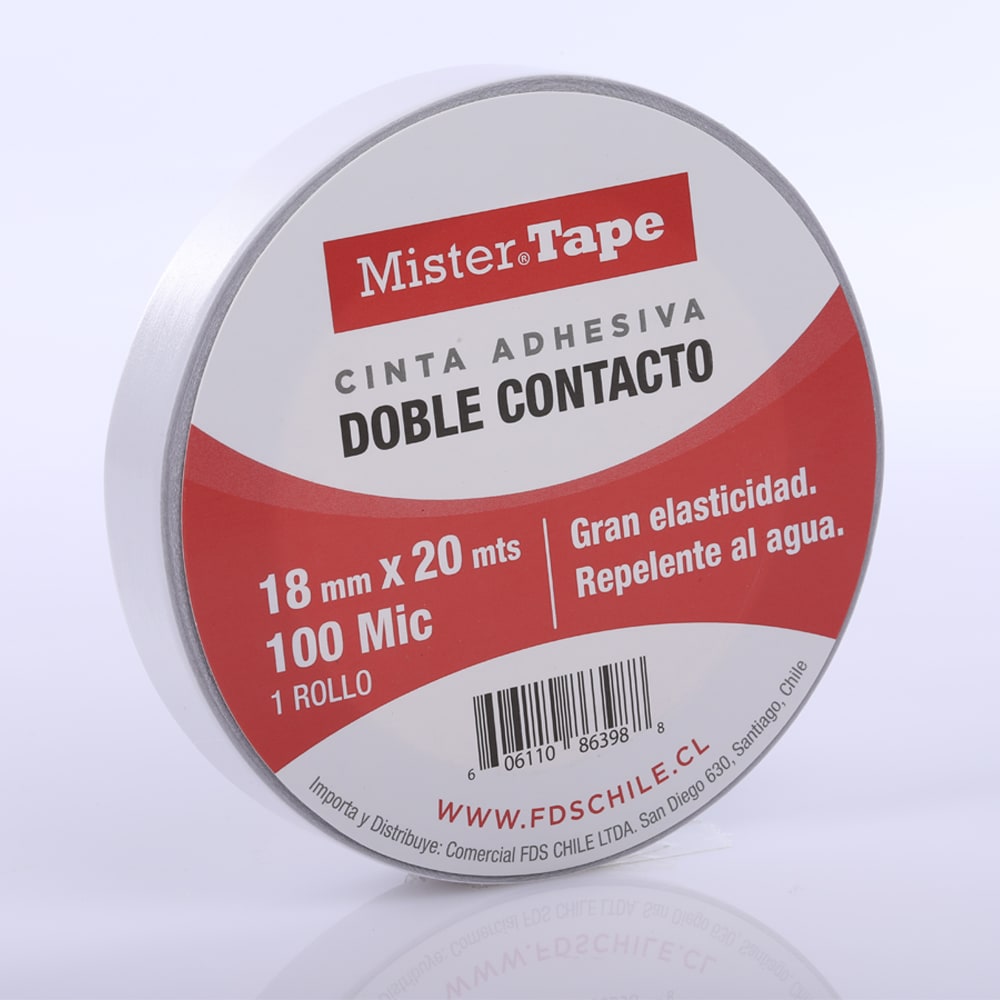 CINTA DOBLE CONTACTO 18 MM x 20 MT 100 MIC. 73321