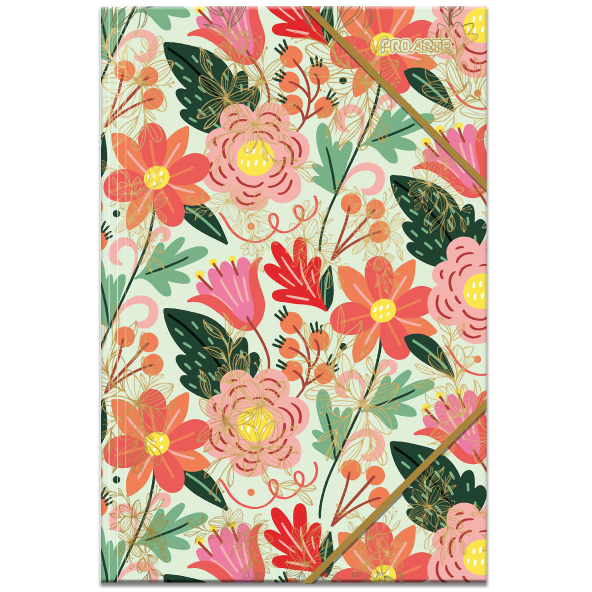 CARPETA C/ELASTICO OFICIO FLORES PROARTE 35670-0 0
