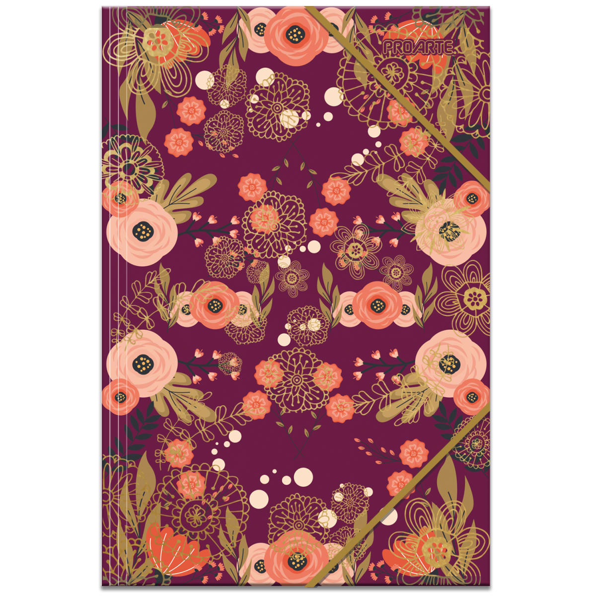 CARPETA C/ELASTICO OFICIO FLORES PROARTE 35670-02