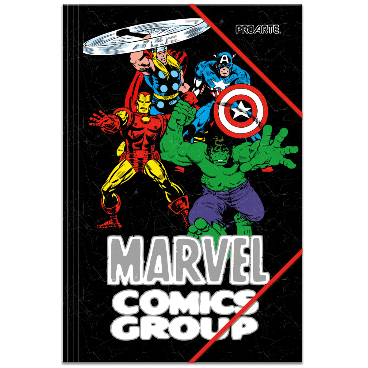 CARPETA C/ELASTICO OFICIO MARVEL PROARTE 34003-0 0