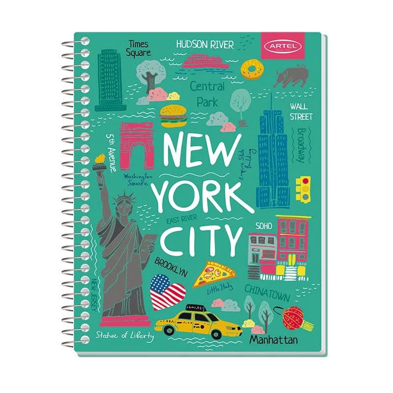 CUADERNO 7 MM TRIPLE 150 HJAS 3 MATERIAS URBAN ARTEL 201220132