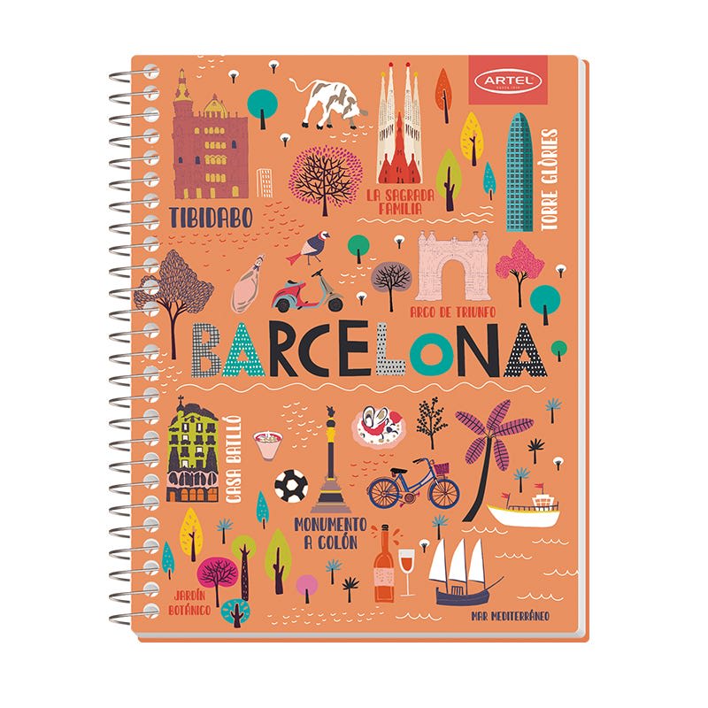 CUADERNO 7 MM TRIPLE 150 HJAS 3 MATERIAS URBAN ARTEL 20122013 3