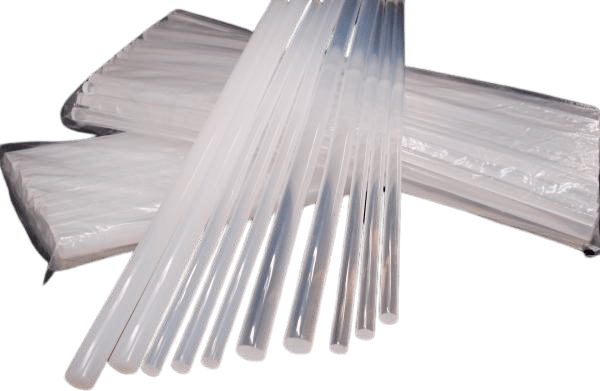 12 SILICONA EN BARRA DELGADA 7MM. TRANSPARENTE 7358 0