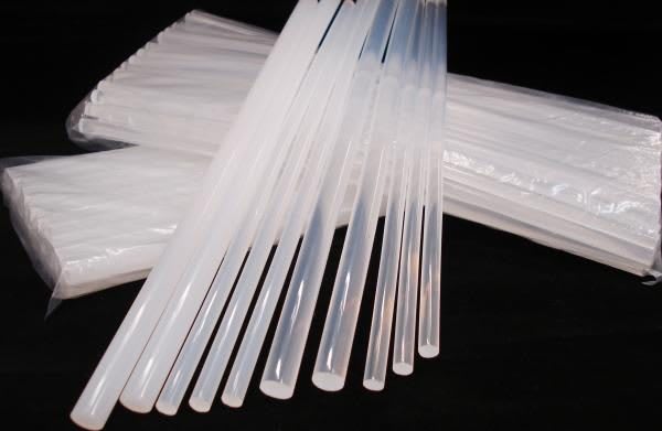 12 SILICONA EN BARRA DELGADA 7MM. TRANSPARENTE 73585