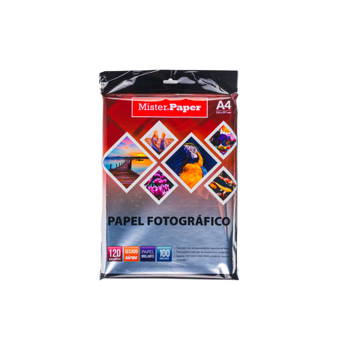PAPEL FOTOGRAFICO 100 HJS.120 GRS TAMAÑO A4 2559   334235