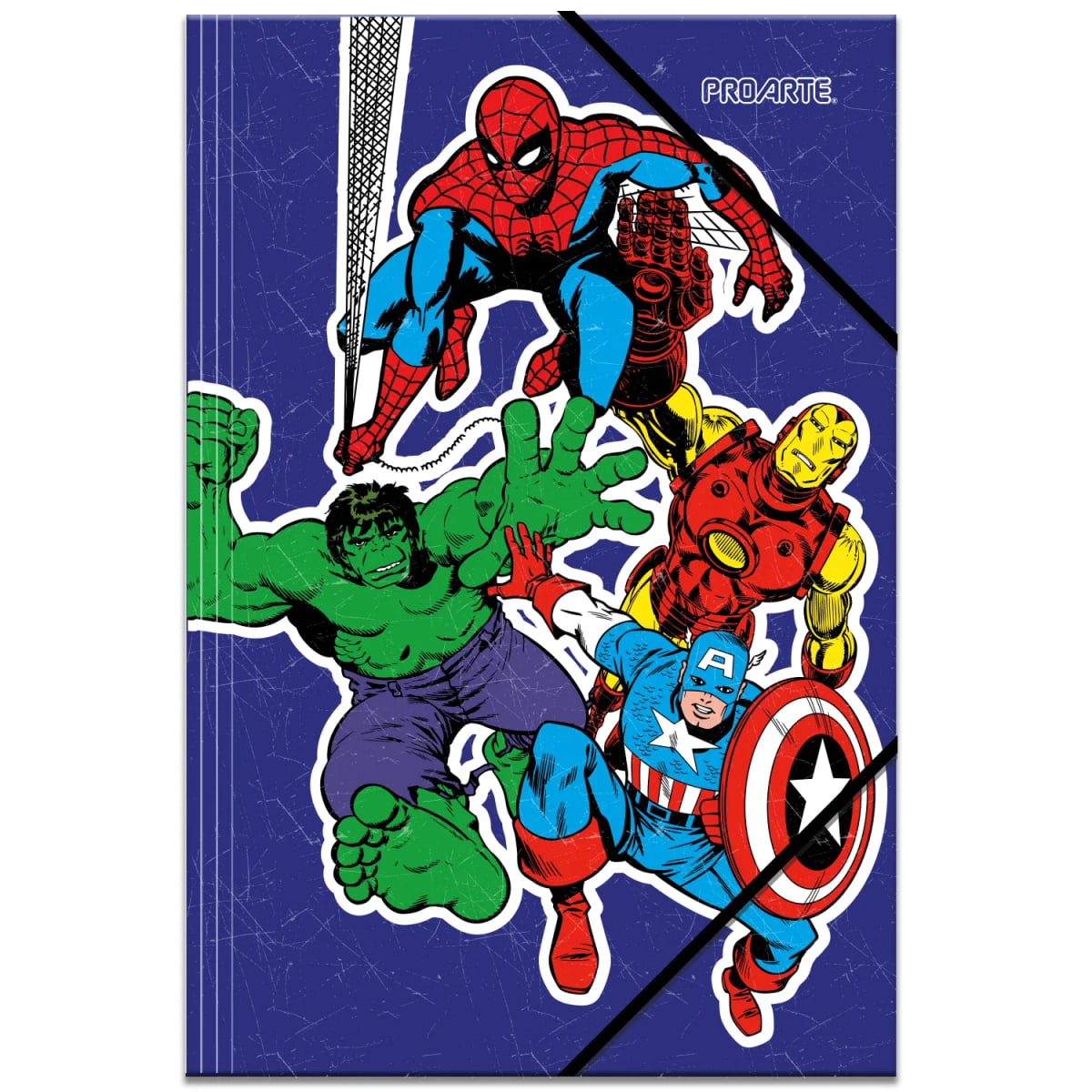 CARPETA C/ELASTICO OFICIO MARVEL PROARTE 34003-02