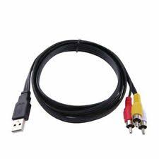 CABLE AUDIO 3 RCA MACHO A USB 0