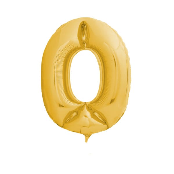 GLOBO N° 0 40 CM METALICO HELIO O AIRE BIG PARTY 0
