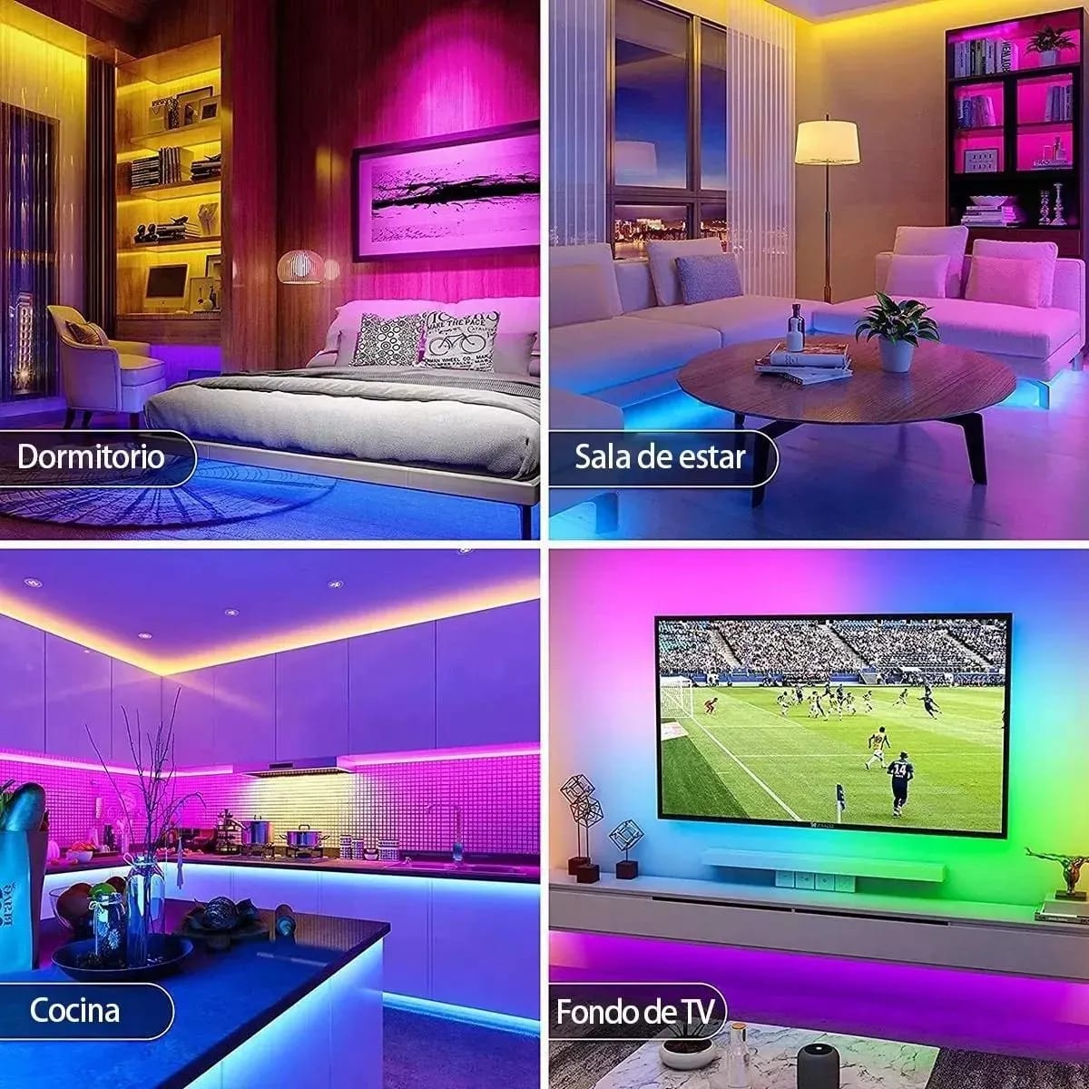 TIRA DE LUCES RGB LED 30 MTS4
