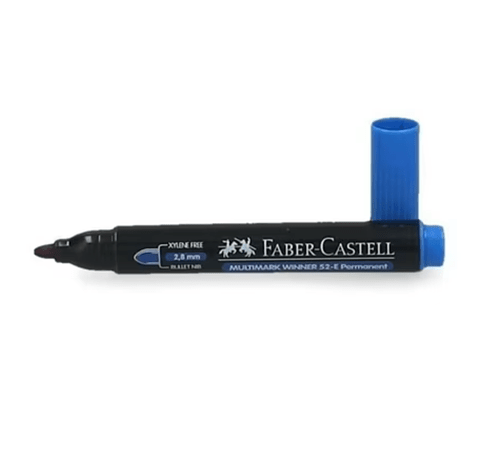 12 PLUMON PERMANENTE AZUL P/RED 52E FABER 153051  6521173