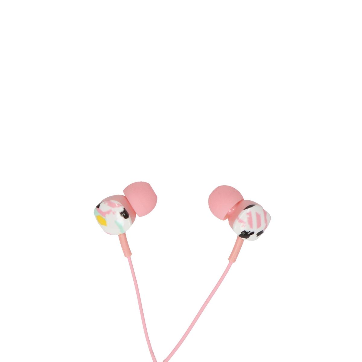 AUDIFONO C/CABLE NAMO LIBRES 1.2 MT ROSA EARPHONE HAVIT HV-E58P 40422 0