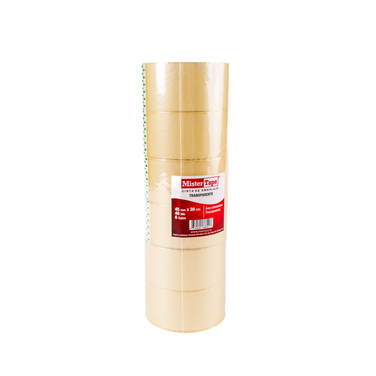 HUINCHA EMBALAJE 30 MTS TRANSPARENTE 4.4 CM USA TAPE 15001375