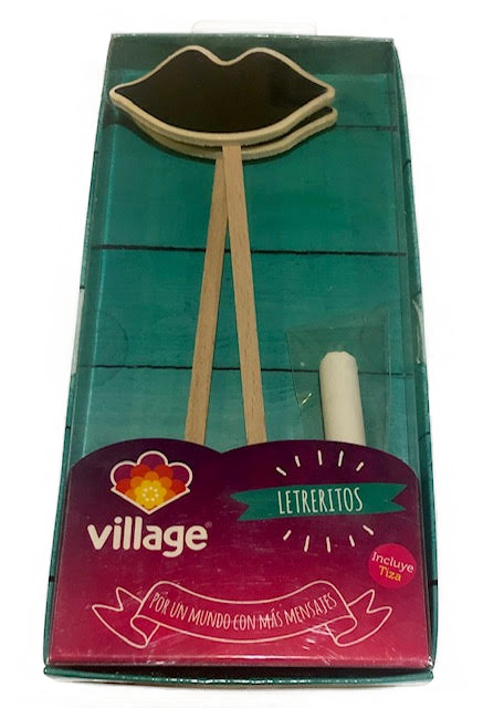 SET 2 PIZARRAS + TIZA LABIOS Y GLOBO DE PENSAMIENTO 2