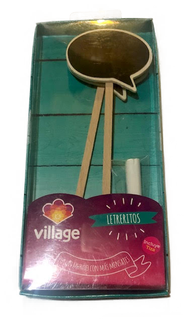 SET 2 PIZARRAS + TIZA LABIOS Y GLOBO DE PENSAMIENTO  0