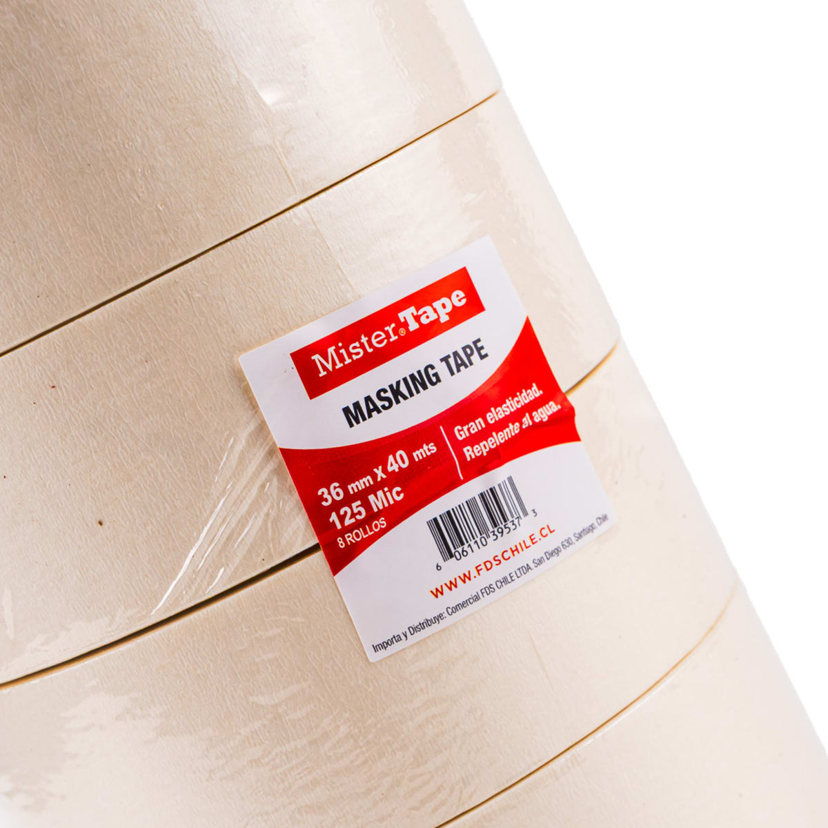 CINTA MASKING 36 MM x 40 MT CREMA 7308 MISTER TAPE2