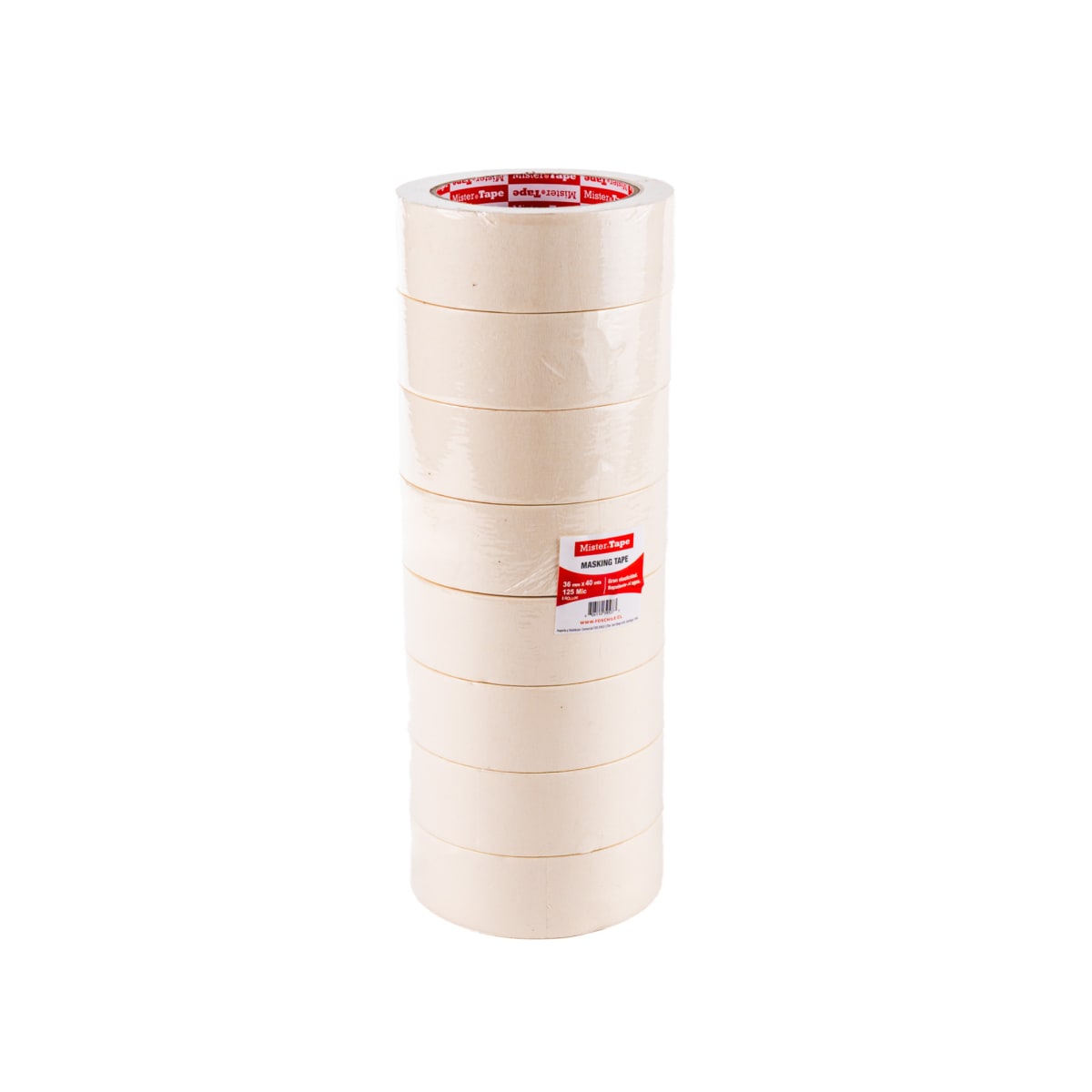 CINTA MASKING 36 MM x 40 MT CREMA 7308 MISTER TAPE3