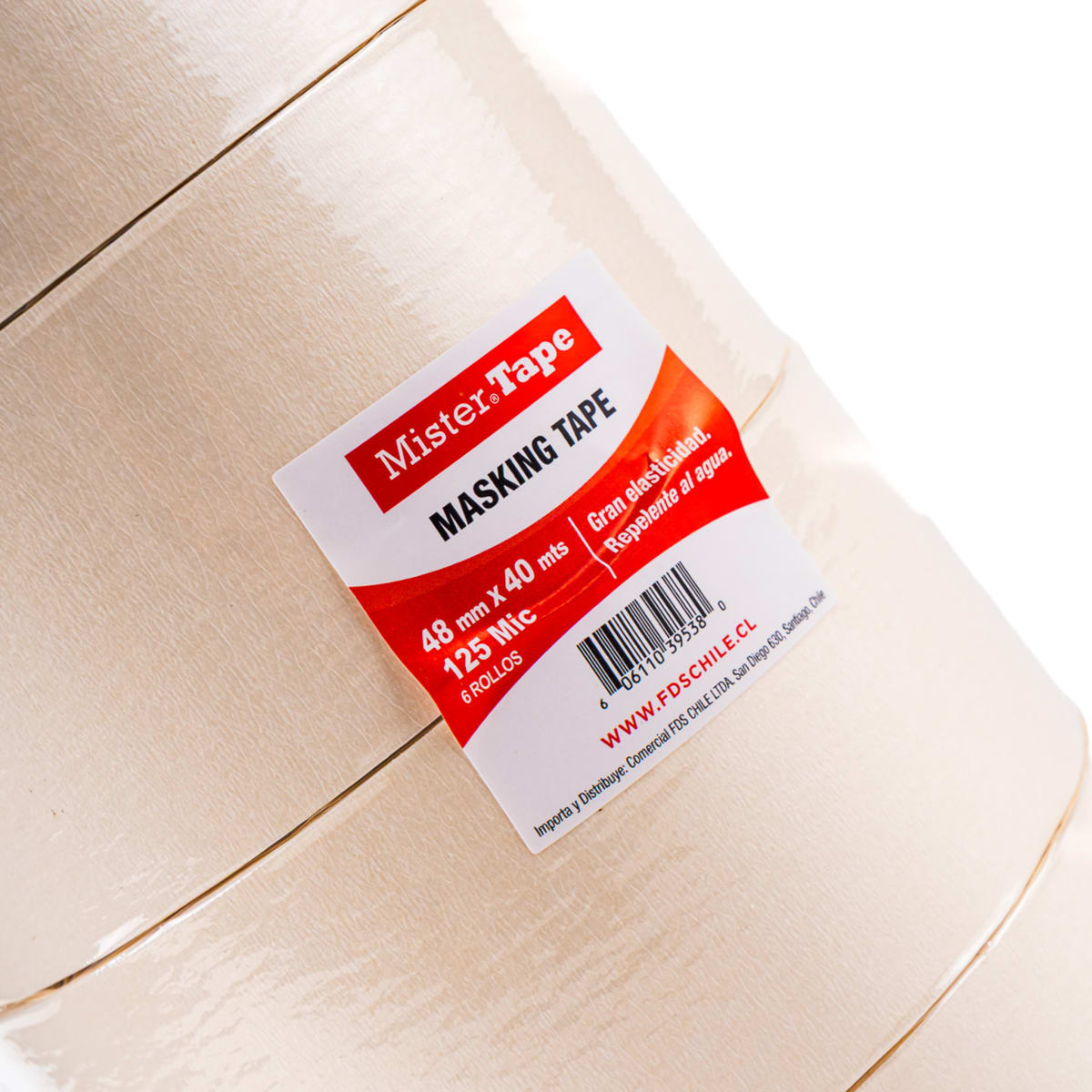 CINTA MASKING 48 MM x 40 MT CREMA 7309 MISTER TAPE3