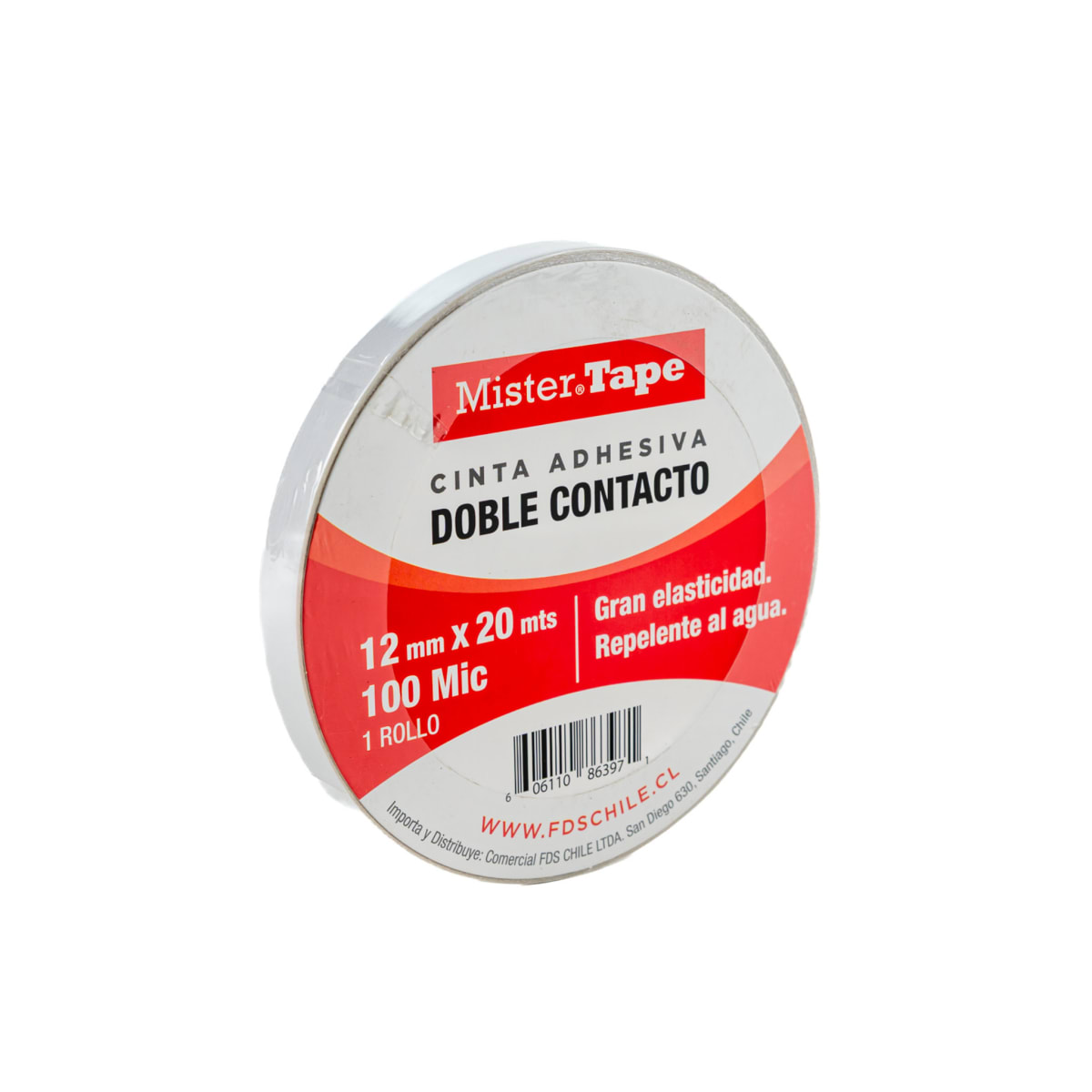 CINTA DOBLE CONTACTO 12 MM x 20 MT 100 MIC. 73312