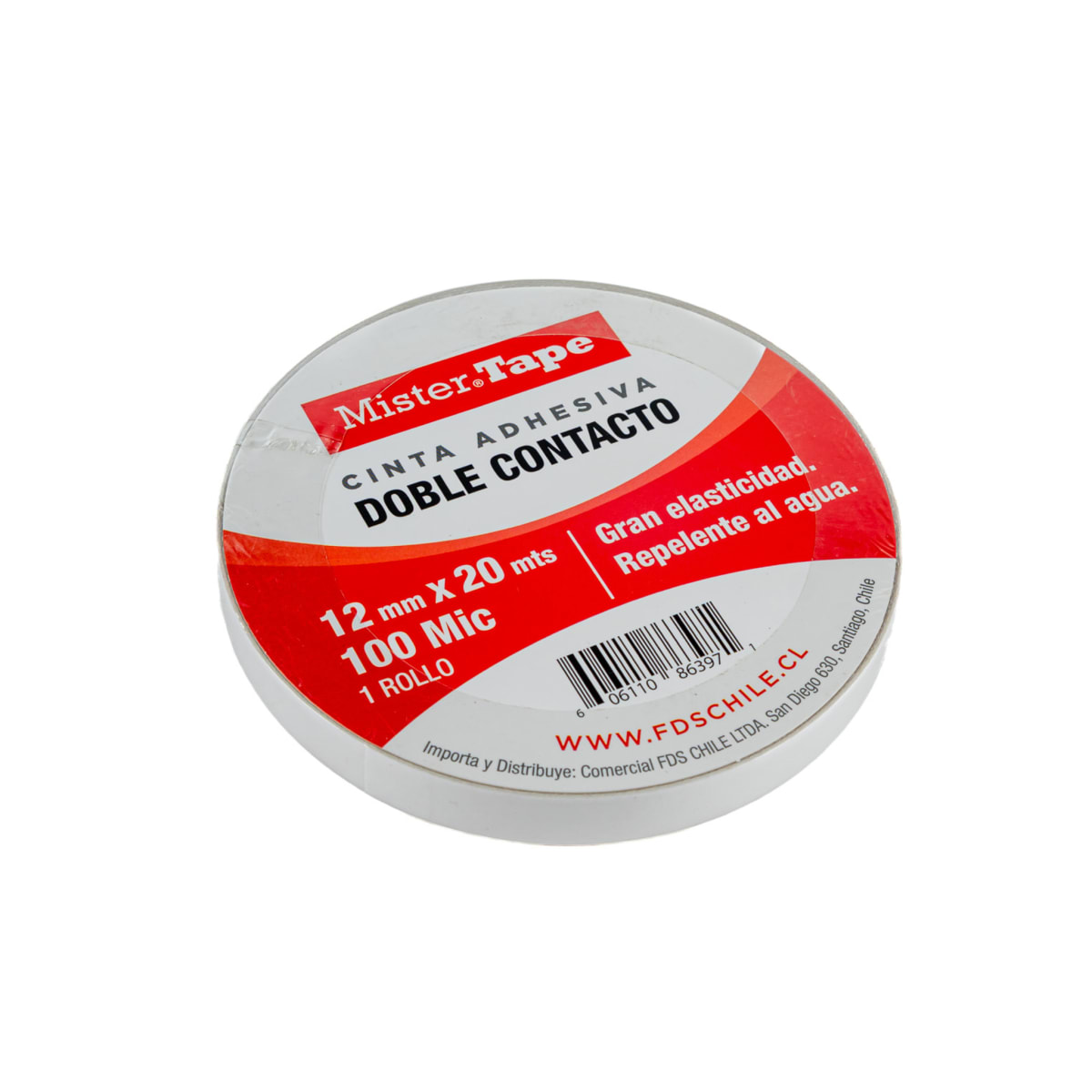 CINTA DOBLE CONTACTO 12 MM x 20 MT 100 MIC. 73313