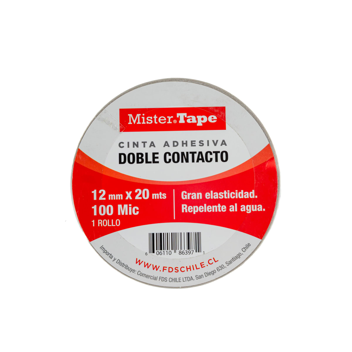 CINTA DOBLE CONTACTO 12 MM x 20 MT 100 MIC. 73314