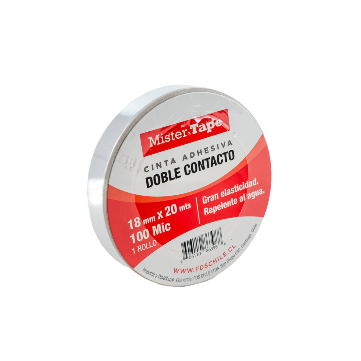 CINTA DOBLE CONTACTO 18 MM x 20 MT 100 MIC. 73323