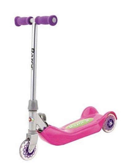 SCOOTER 3 RUEDA METALICO ROSADO RAZOR1