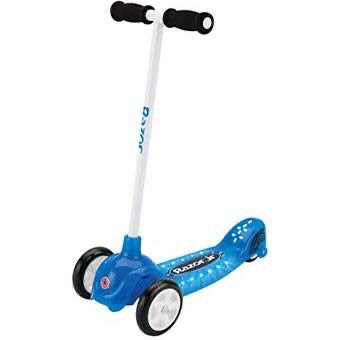 SCOOTER 3 RUEDAS AZUL C/LUZ RAZOR1