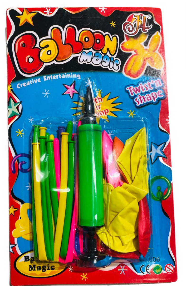 SET GLOBO + INFLADOR DE GLOBO 0