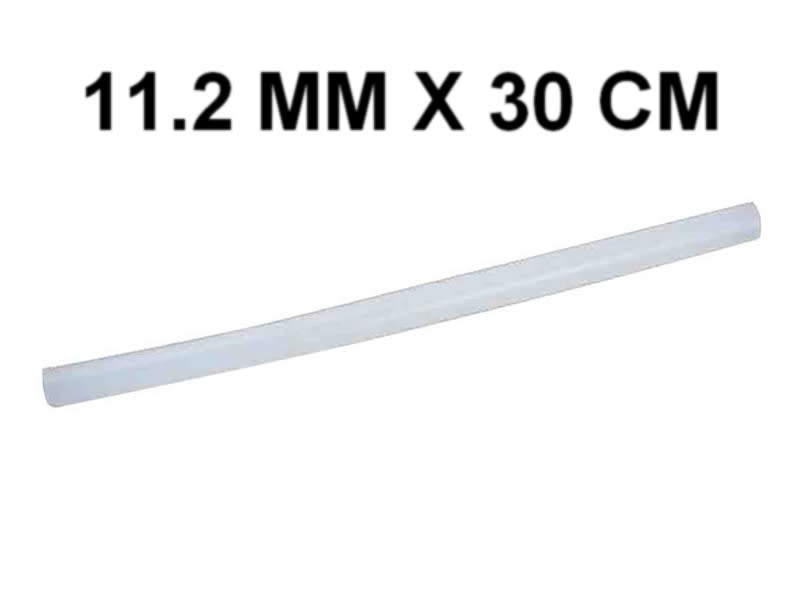 12 SILICONA EN BARRA GRUESA 11MM. 30CM. TRANSPARENTE 73593