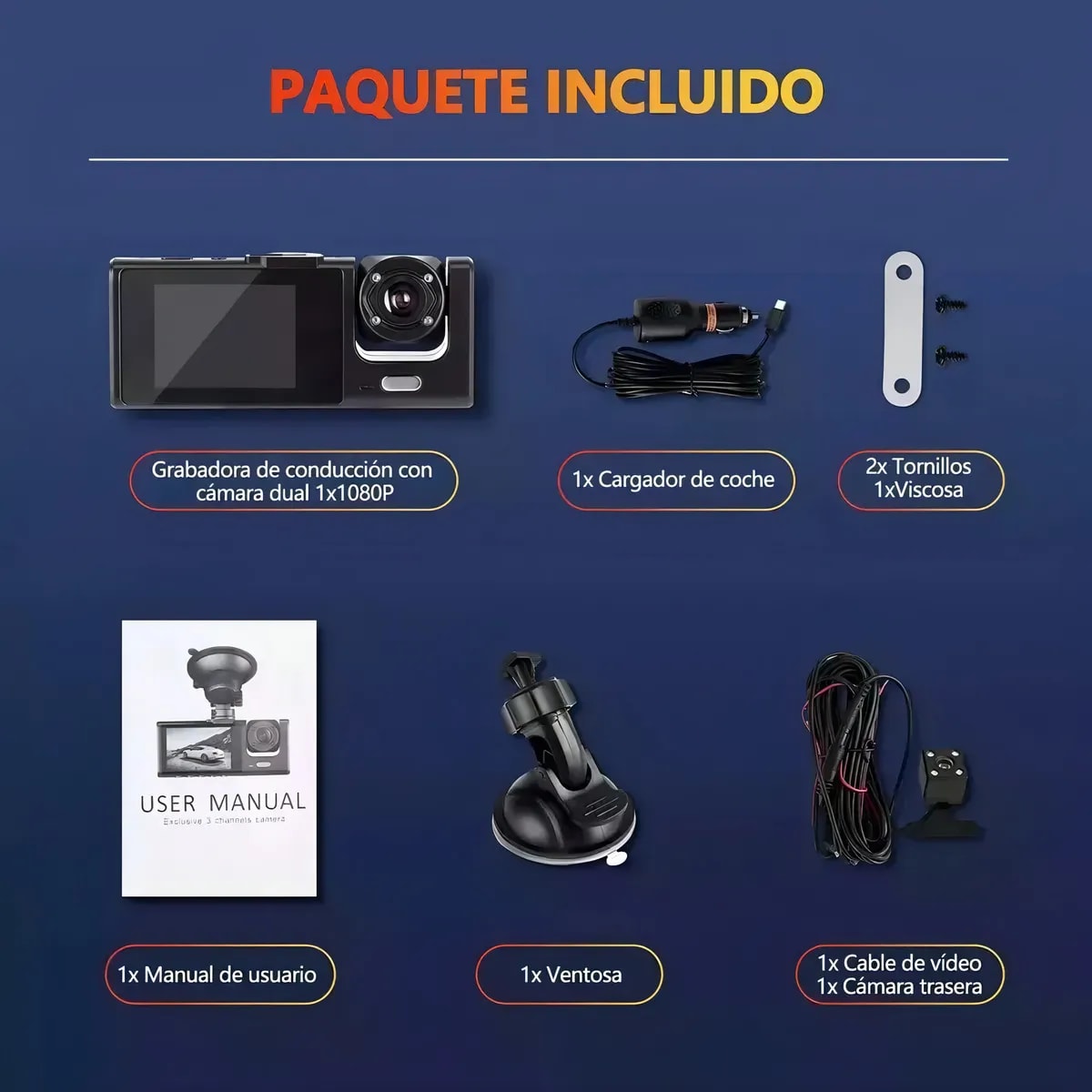 Cámara HD Doble para Auto5