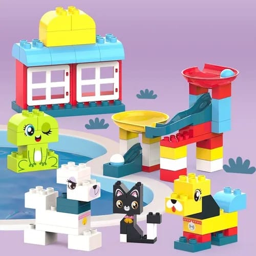 BLOQUES ARMABLES ANIMALES 75 PCS EN CAJA OTG0930191 0