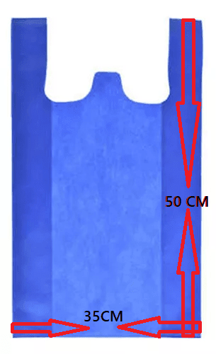 50 BOLSA TNT 50X30X14 REUTILIZABLE MEDIANA JP 186052