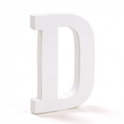 LETRAS DE MADERA BLANCO 11 CM4