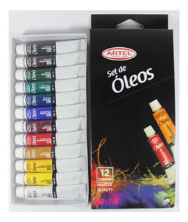 SET  DE OLEO 12 COLORES ARTEL 260000052