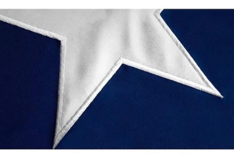 BANDERA CHILENA BORDADA 60x90 CM. FIESTAS PATRIAS1