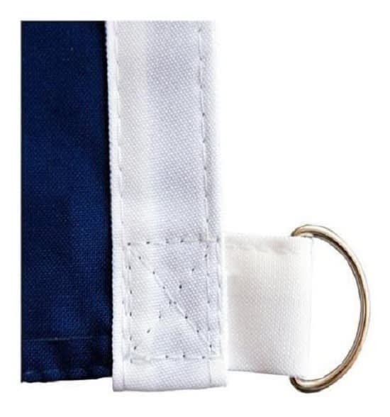 10 BANDERA CHILENA BORDADA 60x90 CM 3 ARGOLLAS ACERO3