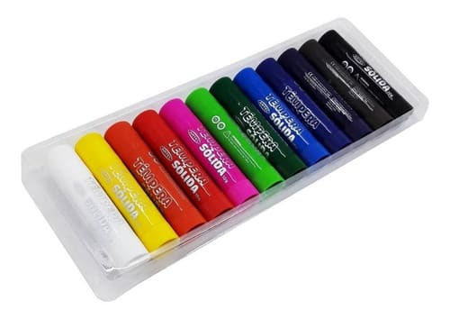 TEMPERA SOLIDA 12 COLORES 10 GRS. ARTEL 290004102